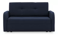 Sofy i kanapy - Sofa rozkładana, amerykanka, Faso, 143x100x82 cm, granatowy - miniaturka - grafika 1