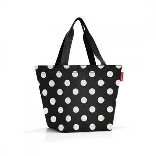 Torba shopper m, dots white kod: RZS7073 - Torby i wózki na zakupy - miniaturka - grafika 1