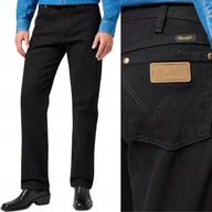 Spodnie męskie - Wrangler 13MWZ COWBOY CUT czarne proste klasyczne spodnie jeansowe W40 L34 - miniaturka - grafika 1