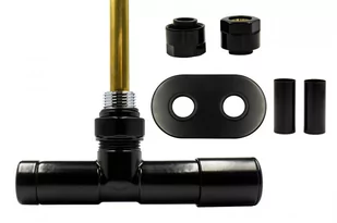 Zawór jednootworowy regulacyjny UNICO czarny mat All in one prawy Cu - Zawory i kraniki Zawór jednootworowy regulacyjny UNICO czarny mat All in one prawy Cu - Zawory i kraniki - miniaturka - grafika 1