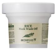 Maseczki do twarzy - Skinfood Rice Mask Wash Off 100g - miniaturka - grafika 1