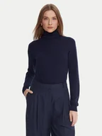 Swetry damskie - Kontatto Golf 3M0824C Granatowy Regular Fit - miniaturka - grafika 1