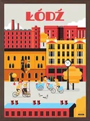 Podkładki pod mysz - PODKŁADKA POD MYSZ Z Nadrukiem 22x18 cm Łódź Polska Tekst Prezent - miniaturka - grafika 1