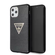 Etui i futerały do telefonów - Guess Obudowa dla telefonów komórkowych Solid Glitter pro Apple iPhone 11 Pro GUHCN58SGTLBK Czarny - miniaturka - grafika 1