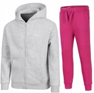 Dresy męskie - 4F OCIEPLANY DZIEWCZÄCY DRES KOMPLET BLUZA SPODNIE / rozm 164 - miniaturka - grafika 1