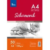 Podobrazia, bloki, papiery - Grand Szkicownik Tetis A4 210 X 297Mm 50 Arkuszy 5903242100710 - miniaturka - grafika 1