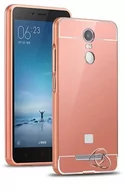 Etui i futerały do telefonów - Bumper Mirror Xiaomi Redmi Note 3 Różowy - miniaturka - grafika 1