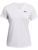 Koszulki sportowe damskie - Under Armour Koszulka sportowa w kolorze białym - miniaturka - grafika 1