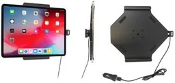 BRODIT Uchwyt aktywny z kablem USB do Apple iPad Pro 12,9 2018 (A1895, A1976, A1983, A2014) - Uchwyty samochodowe do telefonów - miniaturka - grafika 1