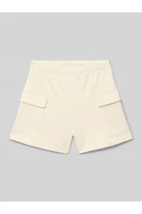 Szorty z dzianiny dresowej o kroju regular fit z naszywką z logo - Champion - Spodnie sportowe damskie - miniaturka - grafika 1