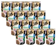 Mokra karma dla kotów - SHEBA puszka 24x400g Nature's Collection – mokra pełnoporcjowa karma dla dorosłych kotów, z łososiem przybranym batatem i fasolką szparagową, w sosie - miniaturka - grafika 1