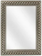 Lustra - Srebrne lustro w rzeźbionej ramie C8-H91 - miniaturka - grafika 1