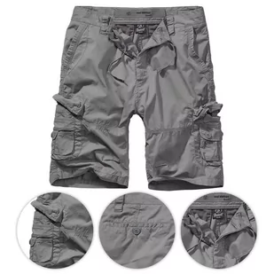 Szorty bushcraft męskie Brandit Ty Szare - Spodnie sportowe męskie - miniaturka - grafika 1