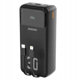 Dudao K15Max 30000mAh 22.5 W Sort Czarny - Powerbanki - miniaturka - grafika 1