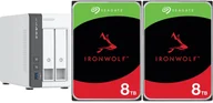 Serwery plików NAS i macierze dyskowe - Serwer plików Qnap TS-216G + 2x Seagate IronWolf 8TB ST8000VN004 - miniaturka - grafika 1
