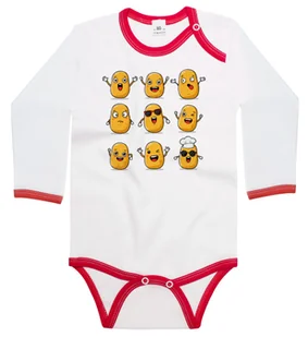 Body dziecięce Ziemniak Emotki Buźki Zabawne Miny Dzień Ziemniaka 62/68 - Body dla niemowląt Body dziecięce Ziemniak Emotki Buźki Zabawne Miny Dzień Ziemniaka 62/68 - Body dla niemowląt - miniaturka - grafika 1