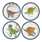 Urodziny dziecka - Amscan Talerzyki papierowe "Dinozaury", mix 23 cm, 8 szt 9903969 - miniaturka - grafika 1