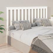 Inne meble do sypialni - Lumarko Wezgłowie łóżka, białe, 166x6x101 cm, lite drewno sosnowe - miniaturka - grafika 1