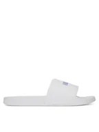 Klapki i japonki męskie - Tommy Hilfiger Klapki Hilfiger Print Tumble Pool Slide FM0FM05505 Biały - miniaturka - grafika 1