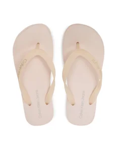 Calvin Klein Jeans Japonki Beach Sandal Flatform Logo YW0YW01092 Różowy - Klapki i japonki damskie - miniaturka - grafika 1