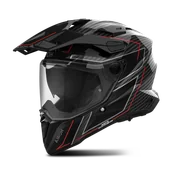 Kaski motocyklowe - Kask Adventure Airoh Commander 2 Carbon Stylowy carbonL - miniaturka - grafika 1