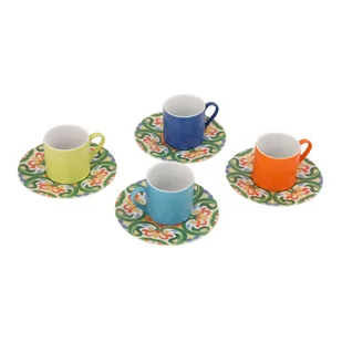Porcelanowe filiżanki zestaw 4 szt. 0.1 l – Hermia - Filiżanki - miniaturka - grafika 1