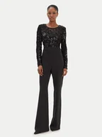 Kombinezony - Rinascimento Kombinezon CFC0126410003 Czarny Regular Fit - miniaturka - grafika 1