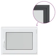 Tablice i flipcharty - vidaXL Okno piwniczne RISOR 80x50 cm uchylno-rozwierne DIN prawe - miniaturka - grafika 1