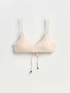 Reserved - Góra od stroju plażowego - kremowy - Stroje kąpielowe - miniaturka - grafika 1