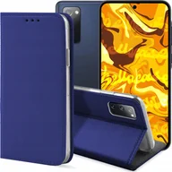 Etui i futerały do telefonów - ETUI Z KLAPKĄ DO SAMSUNG GALAXY S20 FE / 5G GRANATOWE ZAMYKANE MAGNETYCZNE - miniaturka - grafika 1
