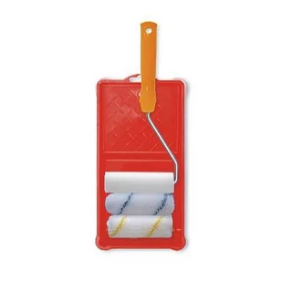 Zestaw malarski wałek 3x10 cm rączka kubek - Pozostałe akcesoria malarskie - miniaturka - grafika 1