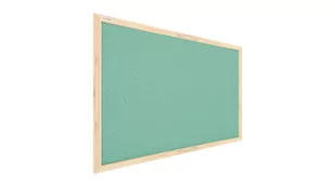 Tablica korkowa miętowy kolor korka (rama drewniana) 60x40 cm - Tablice i flipcharty - miniaturka - grafika 1