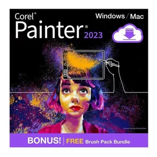 Licencja ESD Corel Painter 2023 1 użytkownik Win Mac angielski niemiecki francuski - Programy graficzne - miniaturka - grafika 1