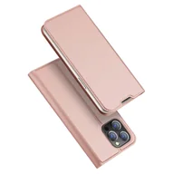 Etui i futerały do telefonów - Dux Ducis Skin Pro kabura etui pokrowiec z klapką iPhone 14 Pro Max różowy - miniaturka - grafika 1