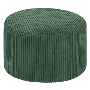 Pufa Sit&Style Velvet zielona śr. 45 cm - Pufy i podnóżki - miniaturka - grafika 1