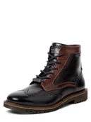 Półbuty męskie - Bugatti Sznurowane buty Mężczyźni skóra brązowy jednolity, 42 - miniaturka - grafika 1