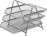 Półki na dokumenty - Canon Horizontal tray Forpus 3 parts silver, perforated metal 1002-021 - miniaturka - grafika 1