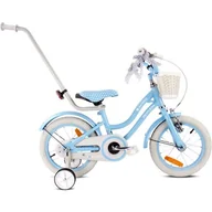 Rowery - Rower dziecięcy SUN BABY Heart bike 14 cali dla dziewczynki Błękitny - miniaturka - grafika 1