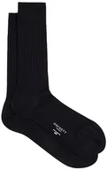 Skarpetki męskie - Hackett London Skarpety bawełniane męskie, czarny (czarny), Small - miniaturka - grafika 1