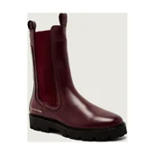 Sztyblety damskie - Tommy Hilfiger Skórzane sztyblety - miniaturka - grafika 1