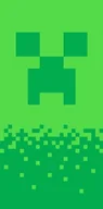 Okrycia kąpielowe dla dzieci - Ręcznik kąpielowy plażowy CREEPER MINECRAFT 70x140 - miniaturka - grafika 1