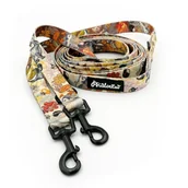 Smycze dla psów - Smycz Dla Psa Długa Przepinana Forest Treasures Psiakrew Taśma 2 Cm, Czarny Karabińczyk 6 Cm-220 Cm - miniaturka - grafika 1