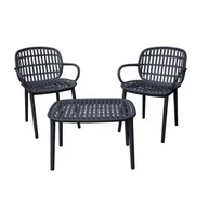 Meble ogrodowe - Polikoro - plastikowy zestaw sof balkonowych - miniaturka - grafika 1