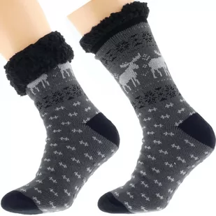 Ciepłe Skarpety Męskie Góralskie z ABS, Mix Wzorów - Skarpetki męskie - miniaturka - grafika 1