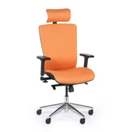 Fotele i krzesła biurowe - B2B Partner Krzesło biurowe LESTER F, pomarańczowy X3-01A-F/B02 - miniaturka - grafika 1