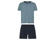 Piżamy męskie - esmara Men Piżama męska z bawełny (Niebieski w paski, S (44/46)) - miniaturka - grafika 1