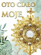 Ikony i obrazy sakralne - Baner na Boże Ciało "Oto Ciało Moje" 75x100 cm - miniaturka - grafika 1