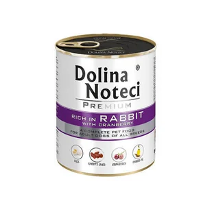 Dolina Noteci Premium Królik z żurawiną 24x800g - Mokra karma dla psów - miniaturka - grafika 2