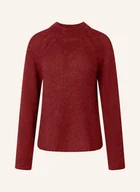Swetry damskie - Joop! Sweter Kara Z Dodatkiem Alpaki rot - miniaturka - grafika 1