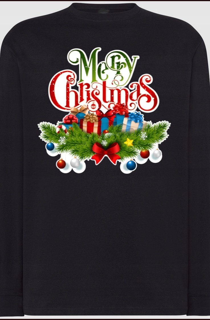 Świąteczny Męski Longsleeve Merry Christmas R.3XL